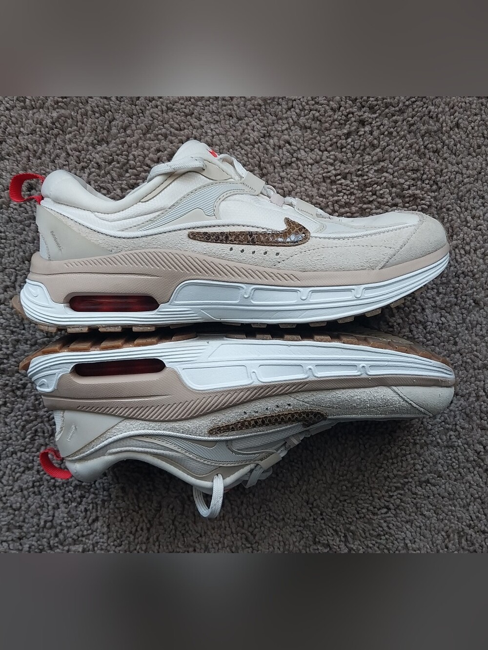 Nike Air Max Bliss SE Brown Snakeskin Womens 8